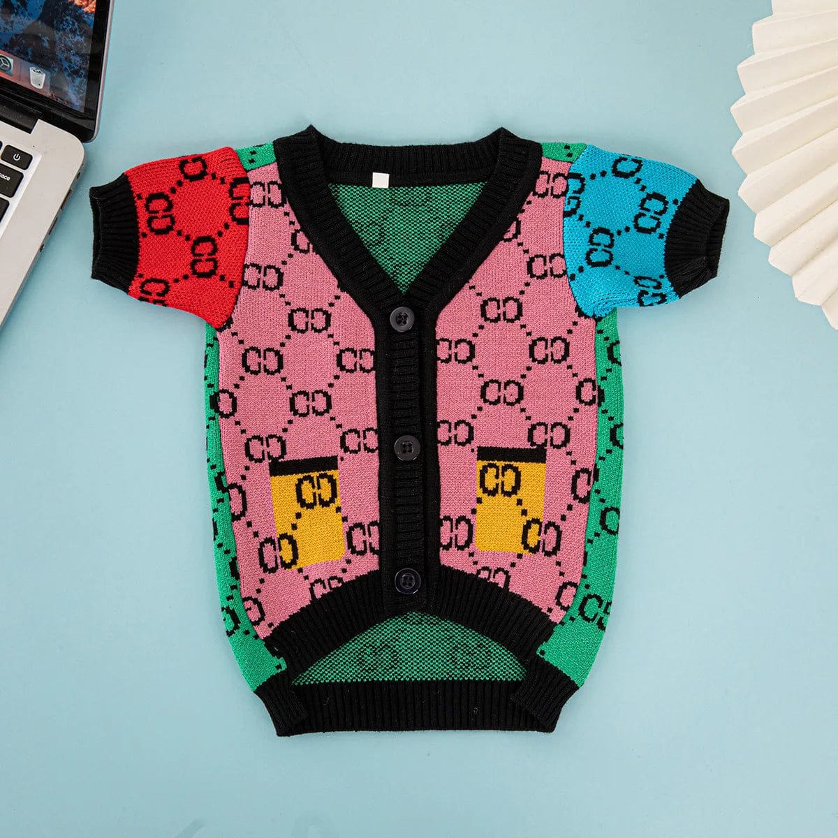 GG knitted brunch cardigan