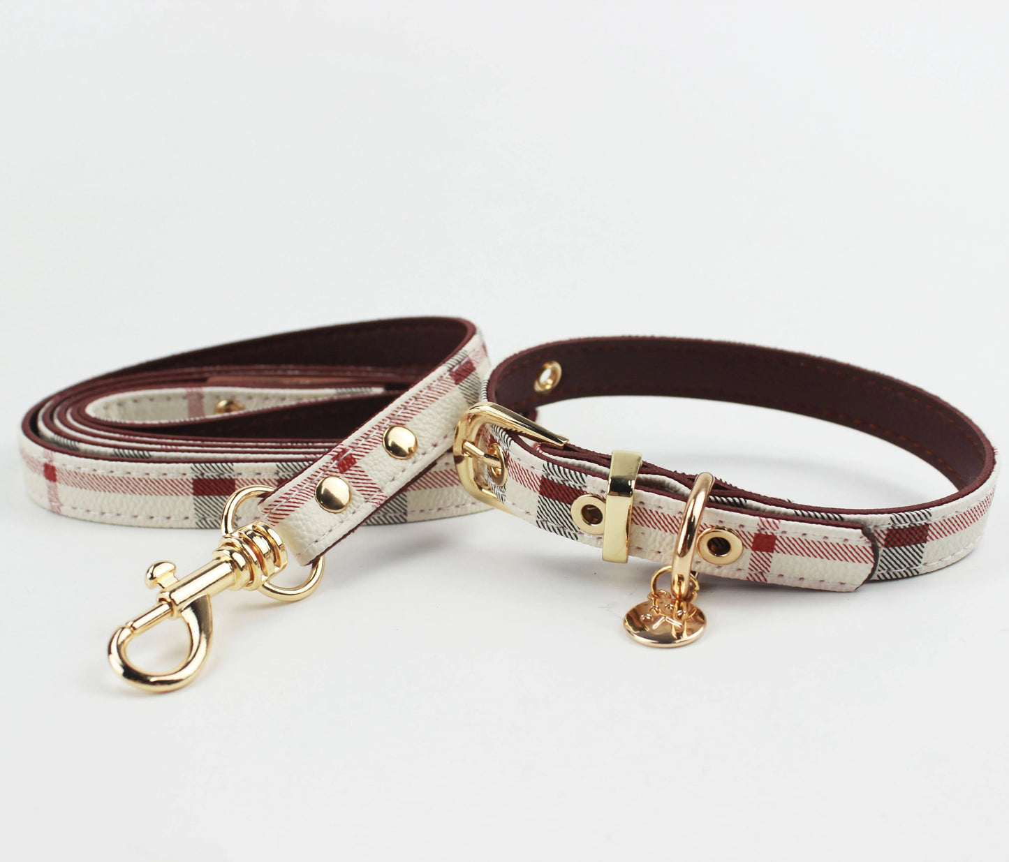 Burb collar and leash set